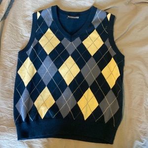 brandy melville blue sweater vest